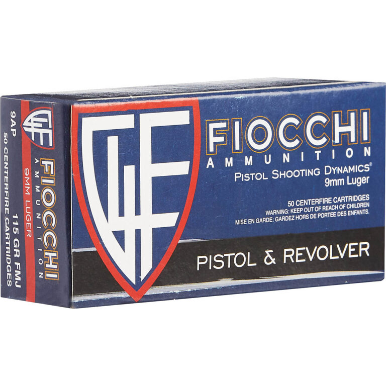 Fiocchi Pistol Series Dynamics 9mm Luger Ammo